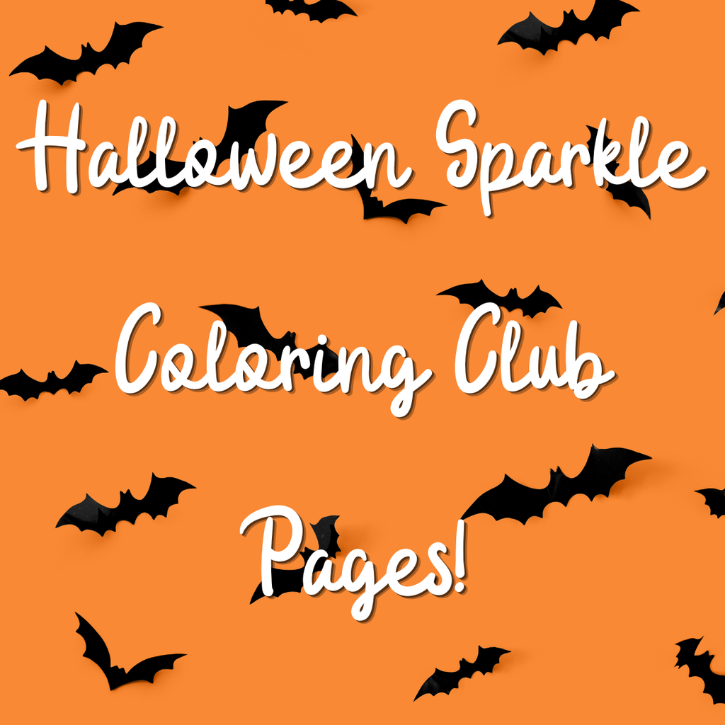 Halloween Sparkle Coloring Club Pages