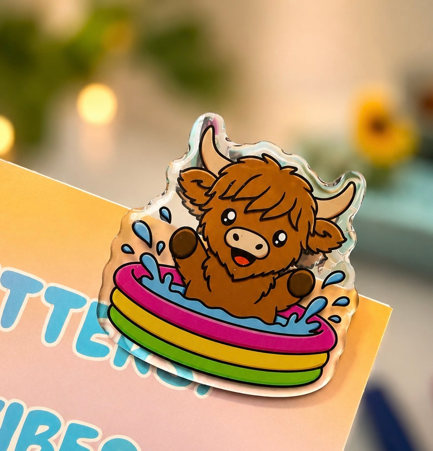 Highland Cow Page Clip