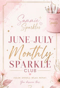 JUNE-JULY Monthly Sparkle Coloring Club Pages